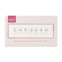 Absorbante zilnice ENROUSH Pantyliners Ultra Thin, cu bumbac 100% organic, ultra-subțiri, hipoalergenice, cu pH echilibrat, 24 buc