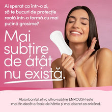 Absorbante zilnice ENROUSH Pantyliners Ultra Thin, cu bumbac 100% organic, ultra-subțiri, hipoalergenice, cu pH echilibrat, 24 buc