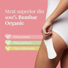 Absorbante zilnice ENROUSH Pantyliners, cu bumbac 100% organic, ultra-subțiri, hipoalergenice, cu pH echilibrat, 24 buc