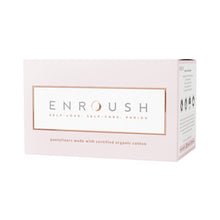 Absorbante zilnice ENROUSH Pantyliners, cu bumbac 100% organic, ultra-subțiri, hipoalergenice, cu pH echilibrat, 24 buc