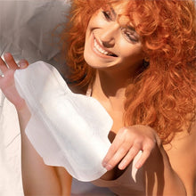 Absorbante ENROUSH Ultra Thin Pads Noapte, cu bumbac 100% organic, ultra-subțiri, pentru flux abundent, hipoalrgenice, 8 buc
