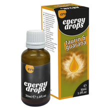 Picături ERO Energy Drops Taurin & Guarana, pentru libido și îmbunătățirea performanțelor intime, unisex, 30 ml