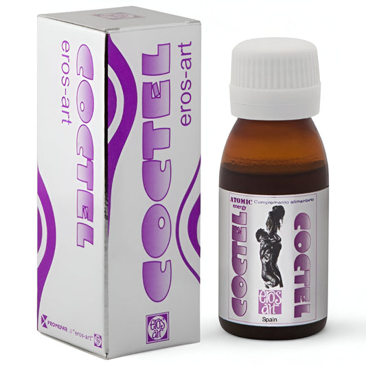 Picături afrodisiace pentru femei EROS ART Coctel, pentru libido și intensificarea orgasmului, cu Maca, Ginkgo Biloba, 60 ml