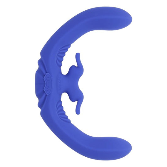 Vibrator pentru cupluri EVOLVED Lovebirds, cu telecomandă, 3 motoare cu 10 funcții de vibrație, rezistent la apă, mov