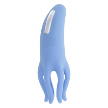 Stimulator clitoris EVOLVED Selopa Tentacle Tickler, cu tentacule texturate pentru stimulare, 10 funcții de vibrație, albastru