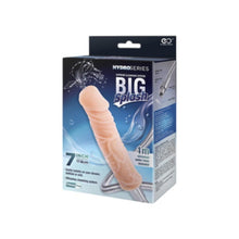 Duș anal EXCELLENT POWER Big Splash 7 Inch, în formă de dildo realist, cu furtun inclus, atașare ușoară la robinet, culoarea pielii