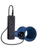 Masturbator EXCELLENT POWER Tremble Stroker, cu vibrator bullet inclus, control prin telecomandă, 10 funcții de vibrație, albastru