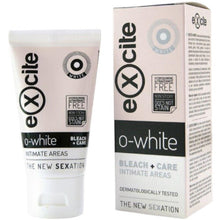 Cremă EXCITE O-White Bleach + Care, pentru albirea zonelor intime, cu efect hidratant, testat dermatologic, 50 ml