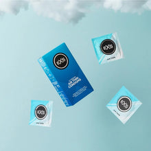 Prezervative EXS Air Thin Condoms, din latex, ultra-subțiri și rezistente, diametru 56 mm, 12 bucăți