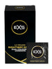 Prezervative EXS Rightway Gold - Dual Coloured Condoms, din latex, culoare alb cu auriu, 12 bucăți