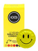 Prezervative EXS Smiley Face Condoms, design multicolor cu zâmbet, din latex, diametru 54 mm, 12 bucăți