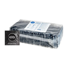 Prezervative EXS Black Latex, din latex, diametru 54 mm, fără miros, culoare negru, 100 buc