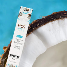 Luciu de buze pentru sex oral EXSENS Hot Kiss Coconut, efect dublu de încălzire și răcire, aromă de cocos, 7 ml