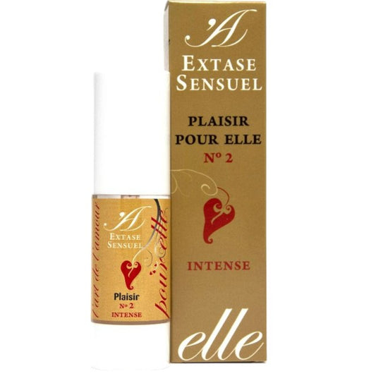 Gel EXTASE SENSUEL Plaisir Pour Elle Intense, pentru stimularea clitorisului, efect dublu de încălzire și răcire, 30 ml