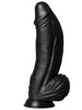 Vibrator EXTREME by Hidden Desire DEMON Vibrating Dildo, 9 funcții de vibrație, diametru 7.5 cm, lungime 28 cm, negru