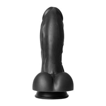 Vibrator EXTREME by Hidden Desire DINOSAUR Vibrating Dildo, 9 funcții de vibrație, diametru 7.5 cm, lungime 22 cm, negru