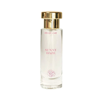 Parfum cu feromoni EYE OF LOVE Sunny Daze, pentru femei, note de bergamotă, trandafir de Damasc și iasomie, roz, 30 ml