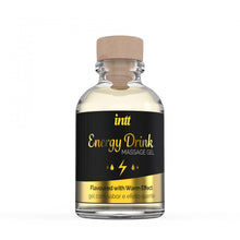 Gel INTT ENERGY DRINK, efect 4 in 1 - masaj erotic, sex oral, excitare si cresterea libidoului, lubrifiant, cu efect de incalzire, 30 ml