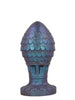 Plug anal Epic - Dragon, din silicon, mov si albastru, marimea S