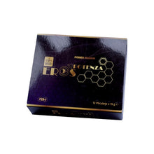 Supliment alimentar pe bază de miere EROS POTENZA, ajută la întârzierea ejaculării, conține ingrediente naturale, 12 buc x 15 g