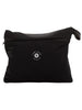 Geantă impermeabilă FEMI.EKO®, pentru produse menstruale, 2 buzunare practice, dimensiuni 19 cm x 24 cm, culoare negru
