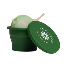 Sterilizator pliabil FEMI.EKO®, pentru dezinfectare și depozitare cupe menstruale, din silicon moale, culoare verde