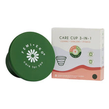 Sterilizator pliabil FEMI.EKO®, pentru dezinfectare și depozitare cupe menstruale, din silicon moale, culoare verde