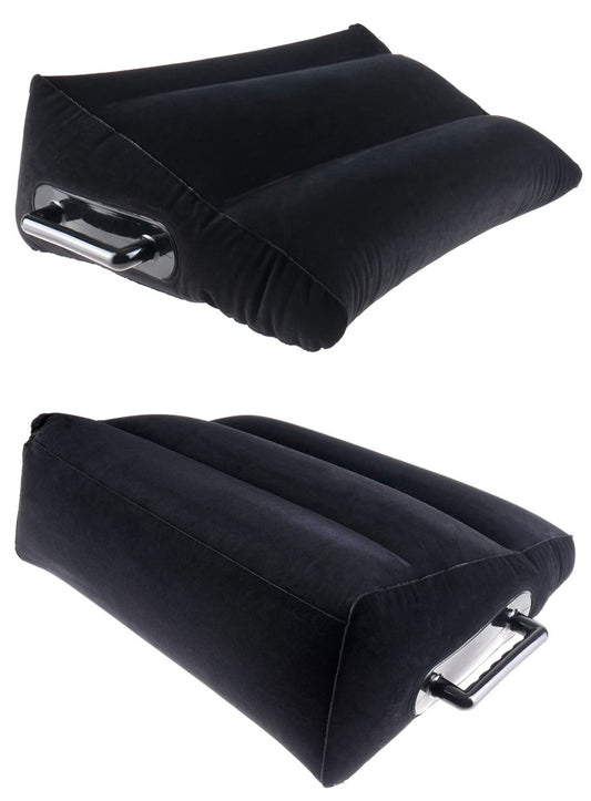 Pernă de sex gonflabilă FETISH FANTASY Inflatable Position Master, pentru jocuri erotice, cu mânere pentru stabilitate, din PVC