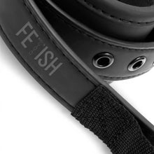 Cătușe FETISH SUBMISSIVE Noprene Lining Handcuffs, pentru jocuri erotice BDSM, din piele vegană, reglabile, culoare negru