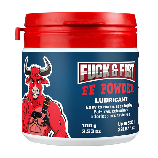 Lubrifiant anal pudră FUCK & FIST FF Powder, pentru fisting, fără parfum, fără gust, 100 g