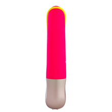 Vibrator rabbit FUN FACTORY Amorino, 12 funcții de vibrație, rezistent la apă, lungime 17 cm, culoare roz cu galben