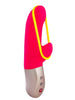 Vibrator rabbit FUN FACTORY Amorino, 12 funcții de vibrație, rezistent la apă, lungime 17 cm, culoare roz cu galben