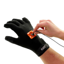 Mănușă vibratoare inovatoare FUZU Vibrating Massage Glove, pentru mâna dreaptă, 30 funcții de vibrație, mărime M, negru
