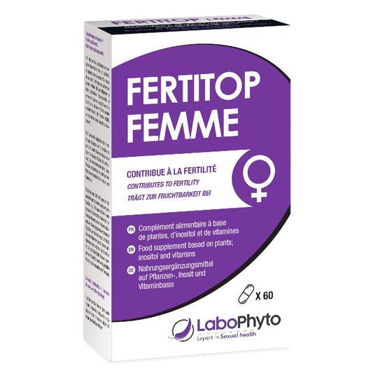 Capsule FertiTop Femme LaboPhyto, pentru fertilitatea femeilor, 60 buc (PTS)