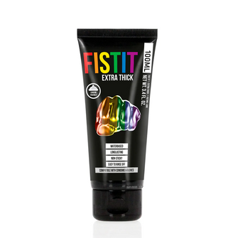 Lubrifiant premium FISTIT - Extra Thick Rainbow, pe baza de apa, nelipicios, 100 ml