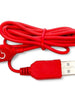 Încărcător jucarii erotice G-Vibe, cablu magnetic de încărcare, cu mufă USB, culoare roșu