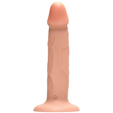 Vibrator realist GET REAL BY TOYJOY Vibrating Dong, 7 funcții de vibrație, compatibil cu hamuri strap-on, rezistent la apă IPX7, 19.5 cm, culoarea pielii