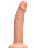 Vibrator realist GET REAL BY TOYJOY Vibrating Dong, 7 funcții de vibrație, compatibil cu hamuri strap-on, rezistent la apă IPX7, 19.5 cm, culoarea pielii