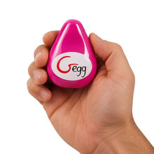 Ou masturbator G-VIBE G-Egg, interior texturat pentru stimulare intensă, din material TPE elastic, roz