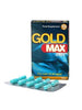 Capsule GOLD MAX Blue, pentru potență masculină, erecții susținute și libido stimulat - 10 bucăți