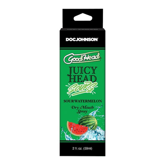 Spray pentru sex oral GOODHEAD Juicy Head Sours Watermelon - Dry Mouth, stimulează salivarea, aromă de pepene (acru), 59 ml