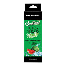 Spray pentru sex oral GOODHEAD Juicy Head Sours Watermelon - Dry Mouth, stimulează salivarea, aromă de pepene (acru), 59 ml