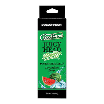 Spray pentru sex oral GOODHEAD Juicy Head Sours Watermelon - Dry Mouth, stimulează salivarea, aromă de pepene (acru), 59 ml