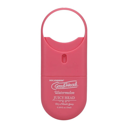 Spray pentru sex oral GOODHEAD Juicy Head Watermelon - Dry Mouth, stimulează salivarea, aromă de pepene, 9 ml