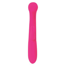 Vibrator rabbit GOODIES Cotton, 10 funcții de vibrație, motor puternic și silențios, din silicon premium, lungime totală 19 cm, roz