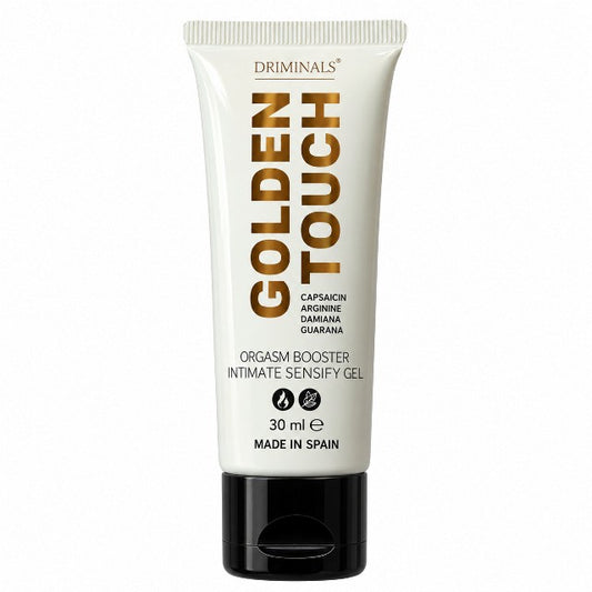 Gel intim DRIMINALS Golden Touch Orgasm Booster, pentru stimulare clitoris și creștere libido, 30 ml
