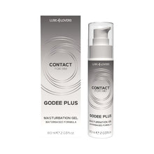 Gel LUBE4LOVERS Godee Plus Masturbation Gel, lubrifiant special pentru masturbare, intensifică senzațiile, 60 ml