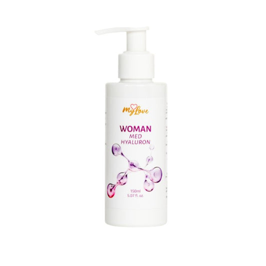 Gel intim MYLOVE Woman Med Hyaluron, pentru uscăciune vaginală, hidratare de lungă durată, cu acid hialuronic, 150 ml
