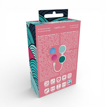 Set bile kegel HAPPY LOKY Kegel Beads, 4 bile cu greutăți progresive, din silicon medical, 15 x 25 x 35 x 55 g, multicolore