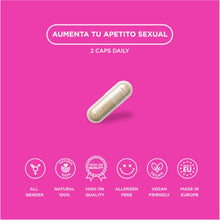 Capsule HI! SEX Aphrodisiac Energy, unisex, pentru libido, energie și plăcere intensificată, cu maca și ginkgo biloba, 10 x 4 buc